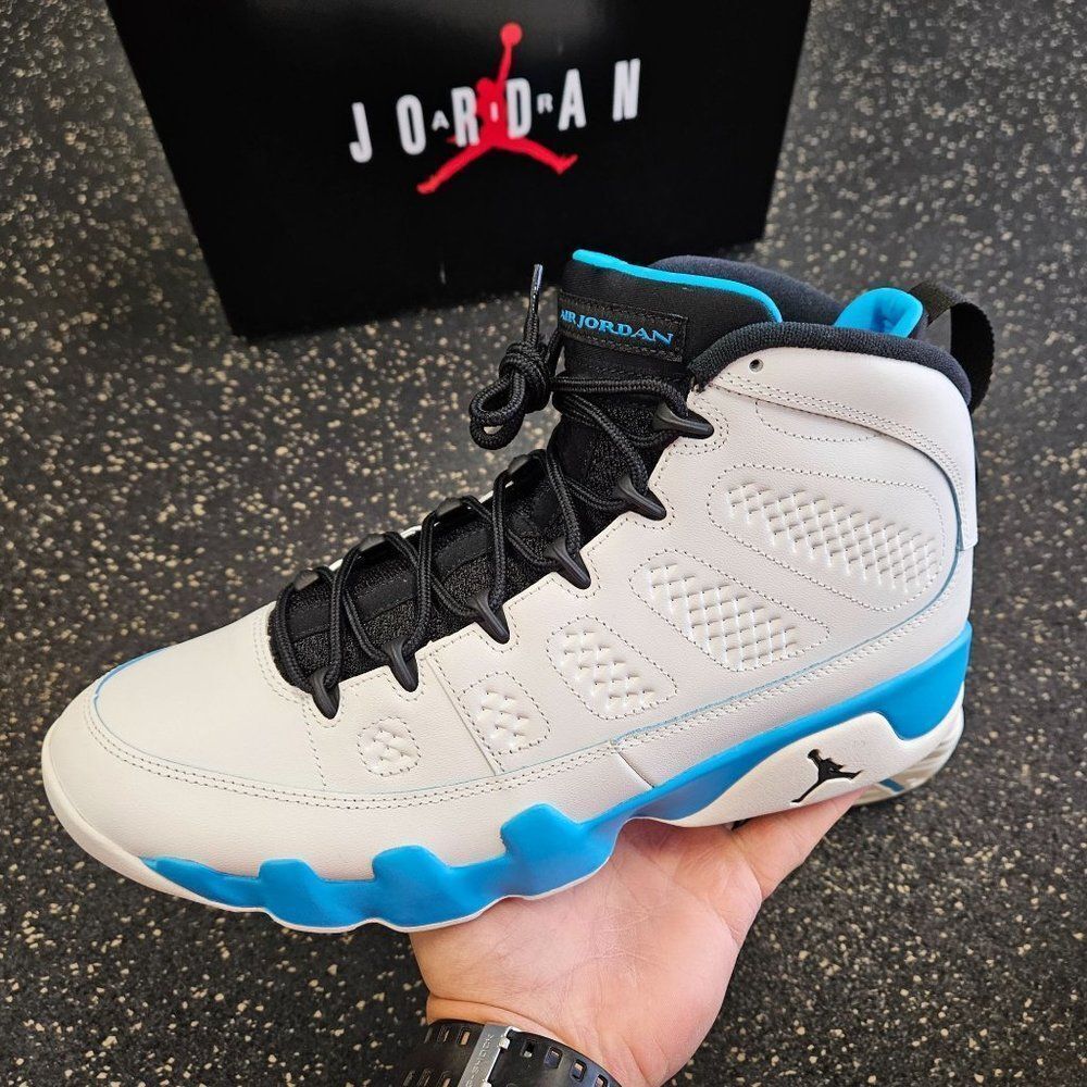 Air Jordan 9 Retro Powder Blue 2024 FQ8992-101 Mens Size 12 - Picture 2 of 7